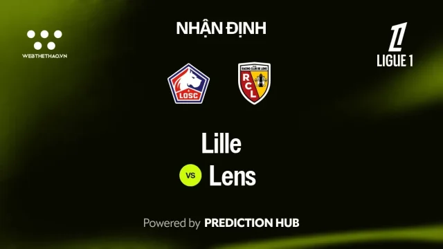 Nhận định Lille vs Lens: Lille cần thoát chuỗi không thắng, Lens mang đà ba trận thắng liên tiếp đến Pierre-Mauroy